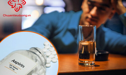 Tác dụng phụ khi dùng aspirin giảm đau đầu sau uống rượu